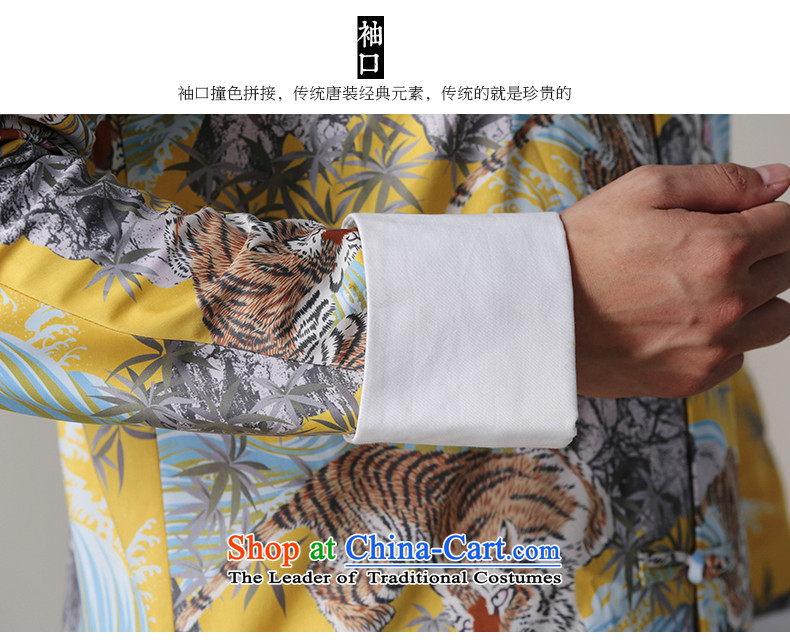 Jockeys Leopard jacket men who national costumes Tang dynasty autumn and winter new Chinese collar cotton printed Chinese high-end designer brands of men s pictures, price green, brand platters! The elections are supplied in the national character of distribution, so action, buy now enjoy more preferential! As soon as possible.