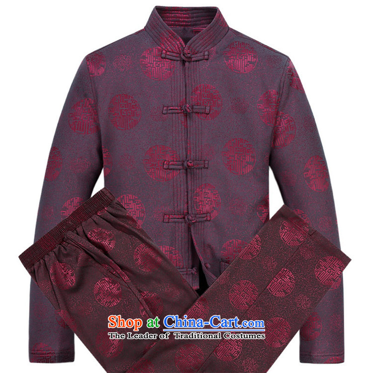 Beijing Europe  2015 Autumn New Tang kit jacket in the national costumes of older Chinese Men's Mock-Neck red kit XXL/185 picture, prices, brand platters! The elections are supplied in the national character of distribution, so action, buy now enjoy more preferential! As soon as possible.