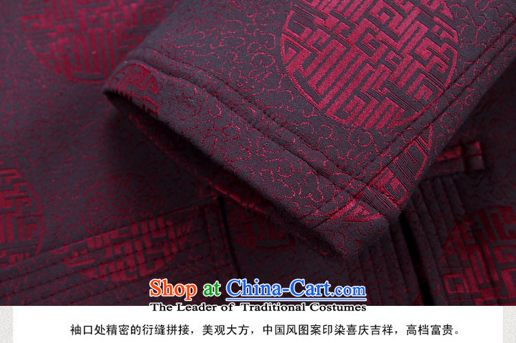 Beijing Europe  2015 Autumn New Tang kit jacket in the national costumes of older Chinese Men's Mock-Neck red kit XXL/185 picture, prices, brand platters! The elections are supplied in the national character of distribution, so action, buy now enjoy more preferential! As soon as possible.