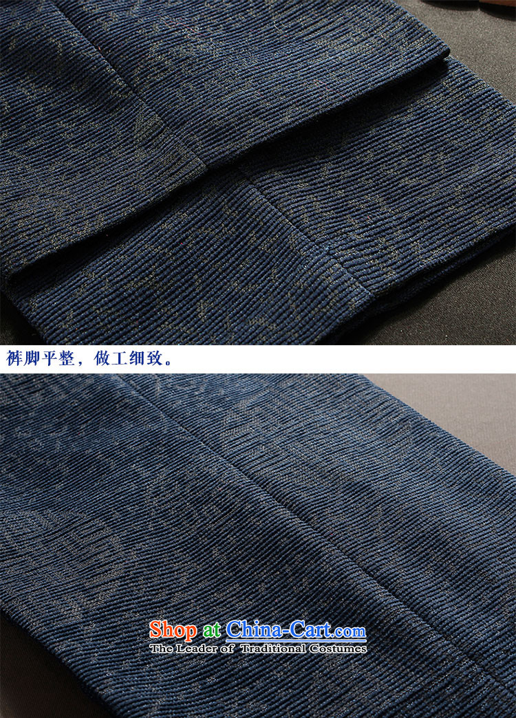 The Lhoba nationality Wei Mephidross warranty autumn 2015 men's trousers, a middle-aged China wind men's trousers father straight short long men casual pants blue L picture, prices, brand platters! The elections are supplied in the national character of distribution, so action, buy now enjoy more preferential! As soon as possible.