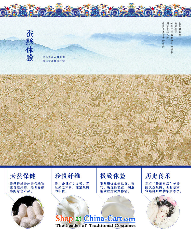The Lhoba nationality Wei Overgrown Tomb autumn warranty silk Kit Man Tang dynasty long-sleeved summer of older persons in the sauna also silk Chinese men White XXL picture, prices, brand platters! The elections are supplied in the national character of distribution, so action, buy now enjoy more preferential! As soon as possible.