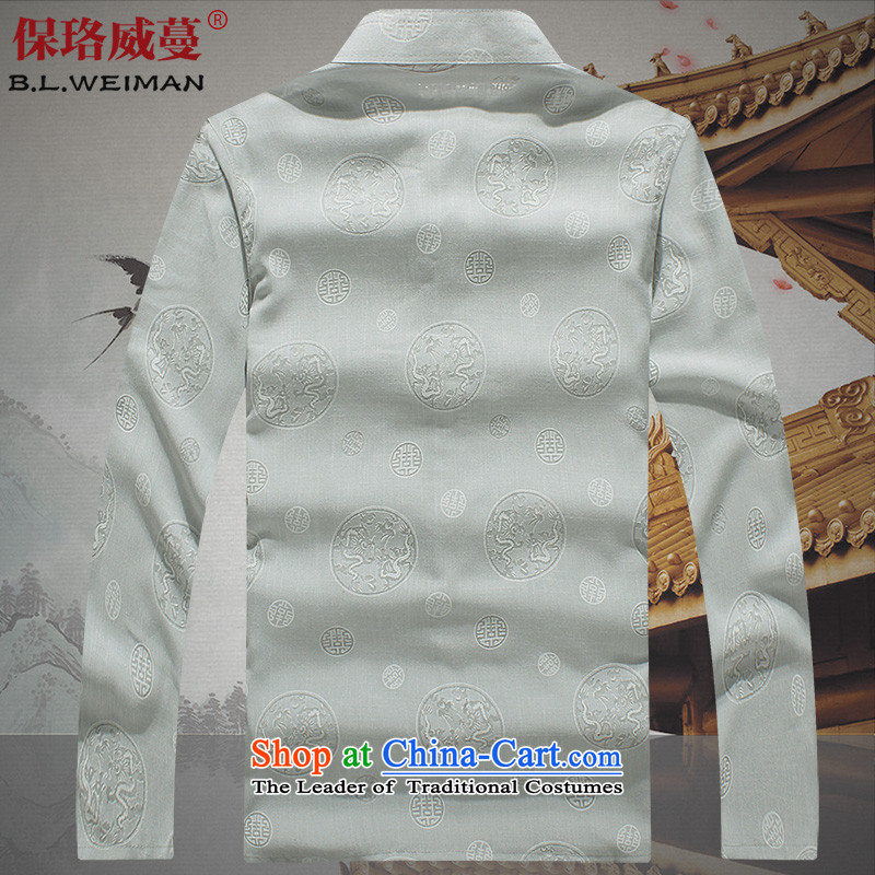 The Lhoba nationality Wei Overgrown Tomb fall under men Tang Dynasty Package for long-sleeved linen elderly father replacing cotton linen clothes beige M warranty for the elderly of the Lhoba nationality Wei (B.L.WEIMAN Overgrown Tomb) , , , shopping on t