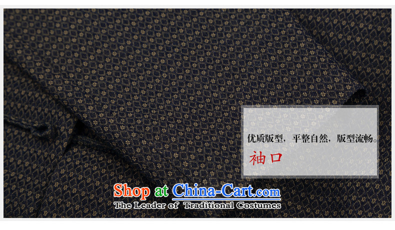 Renowned China wind embroidery autumn and winter Han-Tang Dynasty Male Male knitting cowboy shirt collar jacket Chinese tunic national dress jacket and light gray XXXL picture, prices, brand platters! The elections are supplied in the national character of distribution, so action, buy now enjoy more preferential! As soon as possible.
