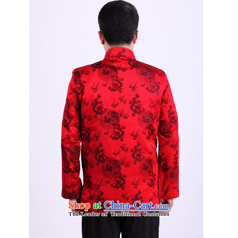 The autumn and winter new elderly father Tang dynasty replacing elderly persons in Tang Dynasty spring and autumn clothing life long-sleeved jacket is detectable. Red 170/spring and autumn), Mr Rafael Hui Kai.... In Dili shopping on the Internet