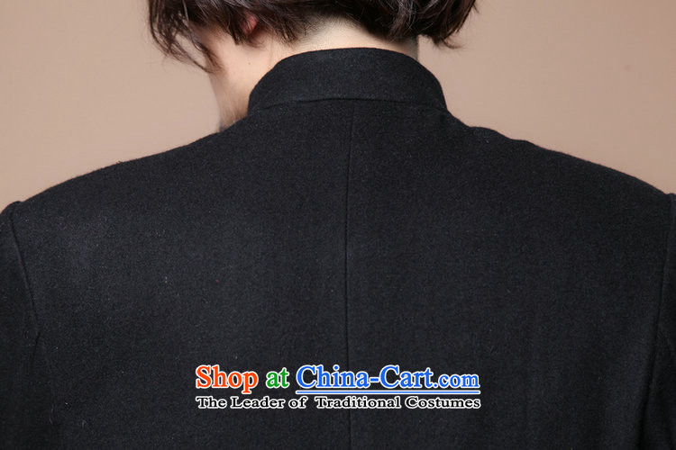 Floral Chinese Antique men Tang Dynasty Korean suits the elderly in the collar national Chinese tunic gross jacket black L pictures?, prices, brand platters! The elections are supplied in the national character of distribution, so action, buy now enjoy more preferential! As soon as possible.