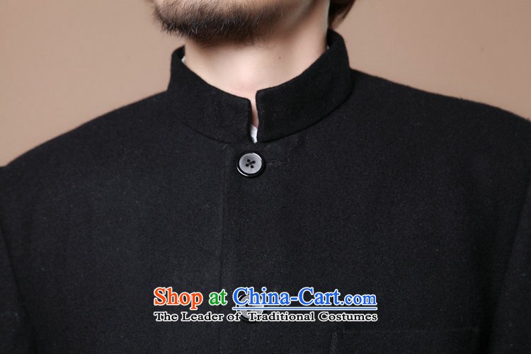 Dan smoke Chinese Antique men Tang Dynasty Korean suits the elderly in the collar national Chinese tunic gross jacket Black XL pictures?, prices, brand platters! The elections are supplied in the national character of distribution, so action, buy now enjoy more preferential! As soon as possible.