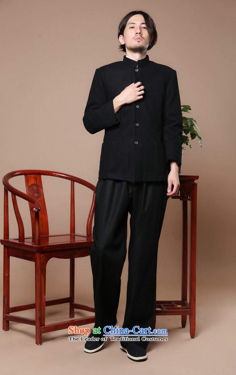 Find Sophie Chinese Antique men Tang Dynasty Korean suits the elderly in the collar national Chinese tunic gross jacket Black XL pictures?, prices, brand platters! The elections are supplied in the national character of distribution, so action, buy now enjoy more preferential! As soon as possible.