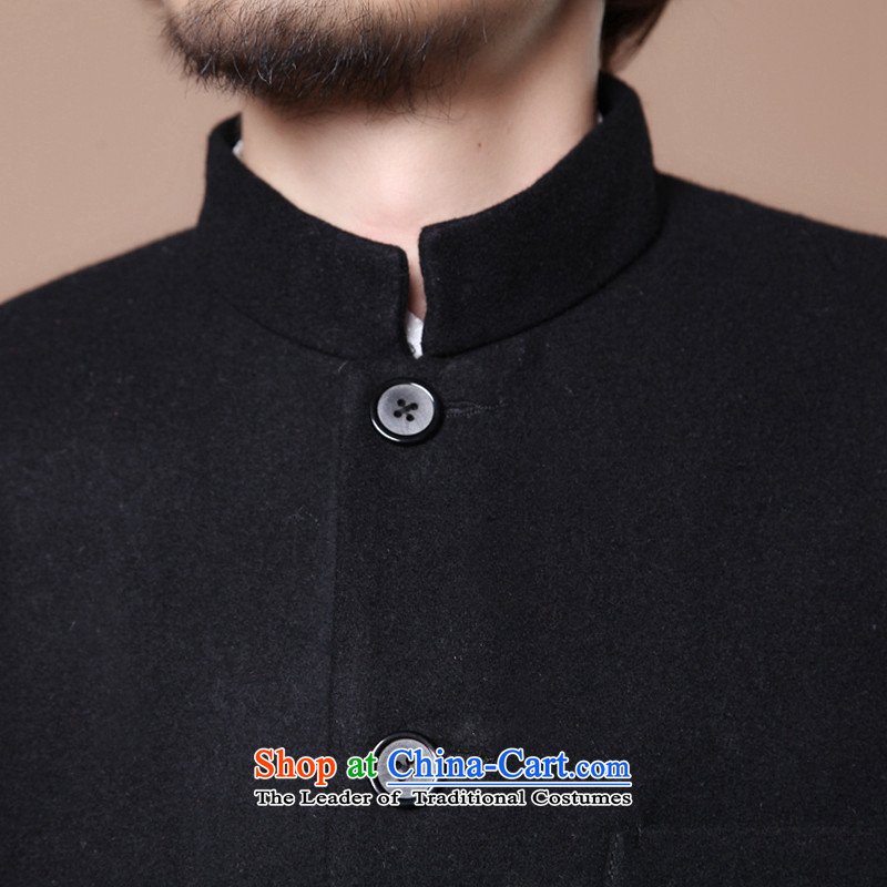 Find Sophie Chinese Antique men Tang Dynasty Korean suits the elderly in the collar national Chinese tunic gross jacket Black XL, identified? Sophie , , , shopping on the Internet