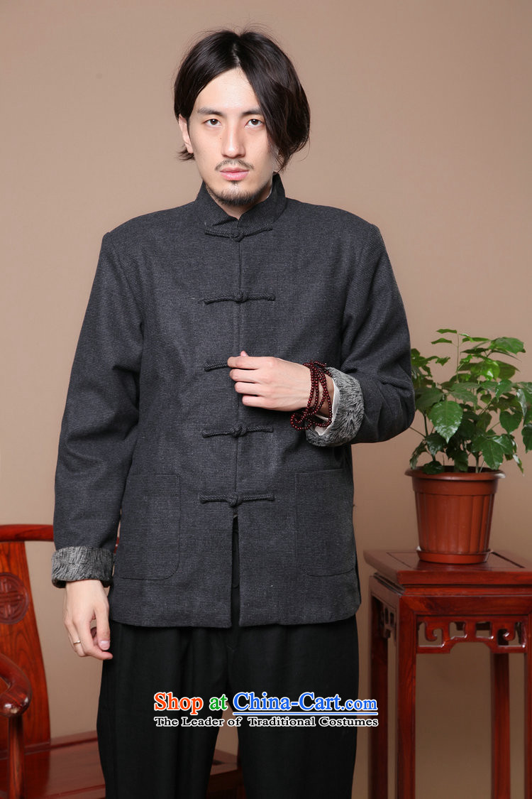 Find Sophie autumn and winter Chinese Antique men in Tang Dynasty older collar up Korean Chinese tunic suit detained wool coat gray M pictures?, prices, brand platters! The elections are supplied in the national character of distribution, so action, buy now enjoy more preferential! As soon as possible.