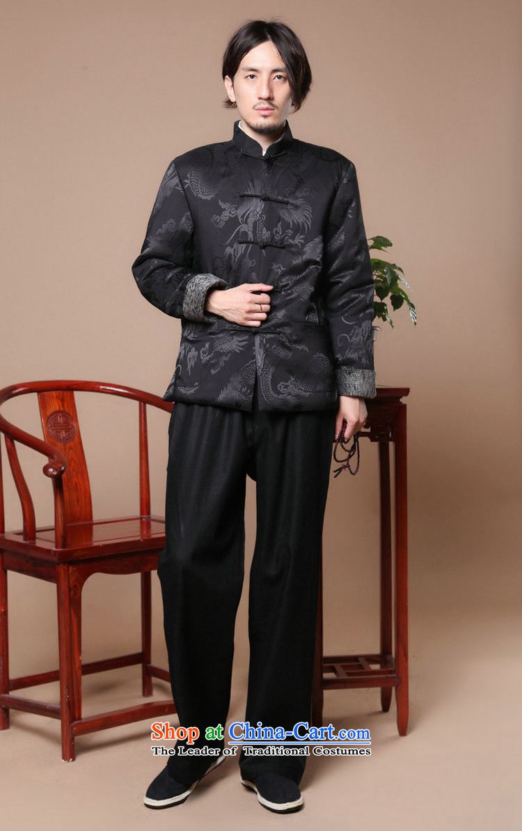 Find winter ethnic Sophie Tang Gown robe jacket collar disc detained men of nostalgia for the elderly in the Tang dynasty, cotton-Black XL Photo, prices, brand platters! The elections are supplied in the national character of distribution, so action, buy now enjoy more preferential! As soon as possible.