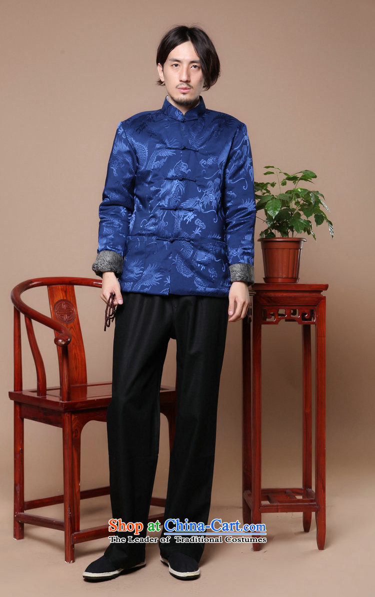 Spend the winter of ethnic figure Tang Gown robe jacket collar disc detained men of nostalgia for the elderly in the Tang dynasty, cotton-dark red M picture, prices, brand platters! The elections are supplied in the national character of distribution, so action, buy now enjoy more preferential! As soon as possible.