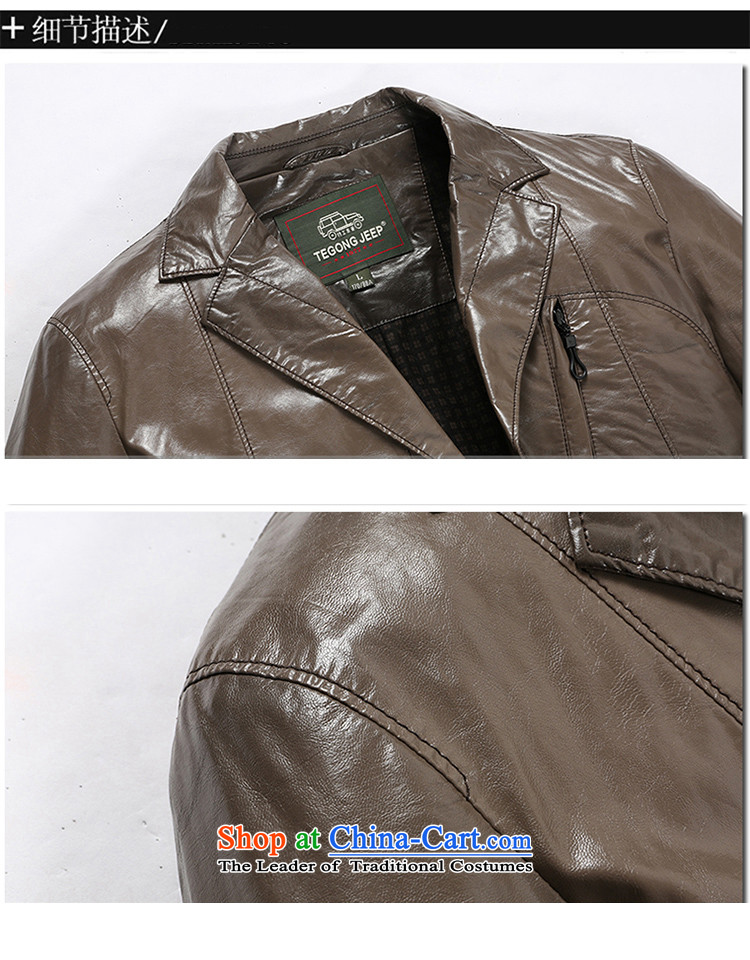 The secret of Roma men 2015 autumn and winter clothing new business casual classic Imitated leather comfortable and stylish large suit coats TG093 coffee M pictures, prices, brand platters! The elections are supplied in the national character of distribution, so action, buy now enjoy more preferential! As soon as possible.
