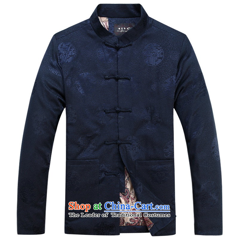 Ming Emperor Wei genuine men Tang dynasty 2015 autumn and winter New Millennium hall of Tang Dynasty cotton coat retro-clip Chinese democratic wind load grandpa load older Father Brown 170/L, Ming emperor gifts Wai , , , shopping on the Internet
