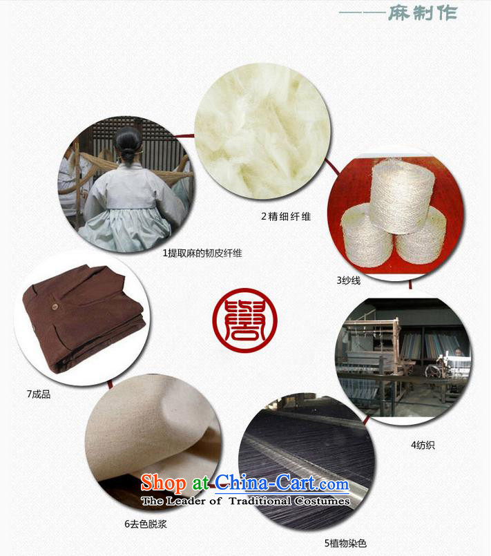 Renowned Chinese Services China wind autumn and winter Han-men and a long-sleeved jacket cotton linen Tang dynasty improved spiritual ball-T-shirt is loose clothing clip XXXL Blue Photo, prices, brand platters! The elections are supplied in the national character of distribution, so action, buy now enjoy more preferential! As soon as possible.