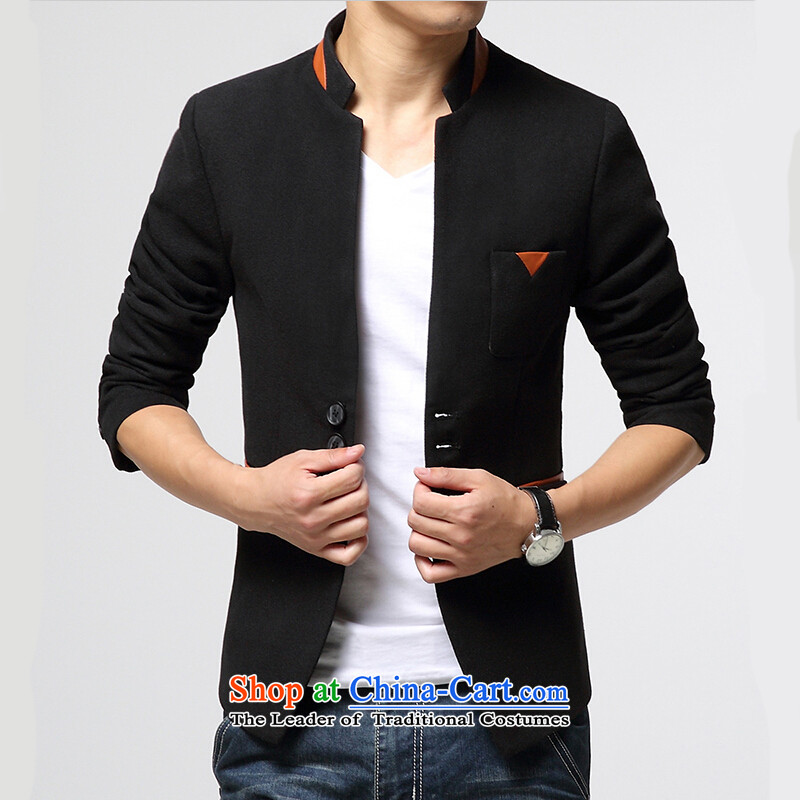 Dan Jie Shi men casual jacket ) Assemble Spring and Autumn Chinese tunic suit and a mock-neck jacket light gray XXL, Dan Jie Shi (DAN JIE SHI) , , , shopping on the Internet