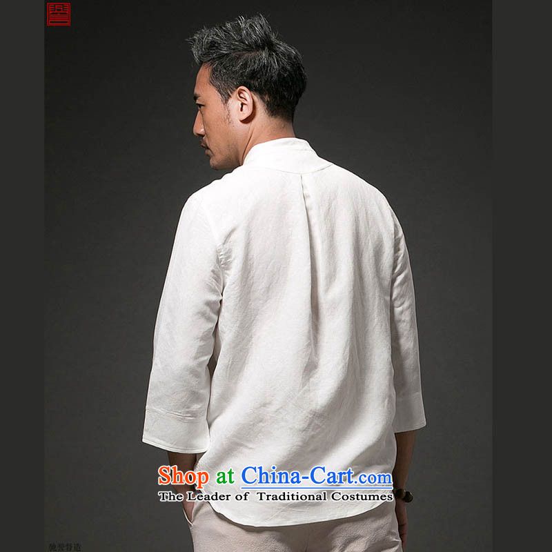 Renowned China wind men Han-Tang Dynasty Short-Sleeve Men linen t-shirt men loose summer cotton linen 7 sleeveless shirt 4XL, 2,005 renowned (CHIYU) , , , shopping on the Internet