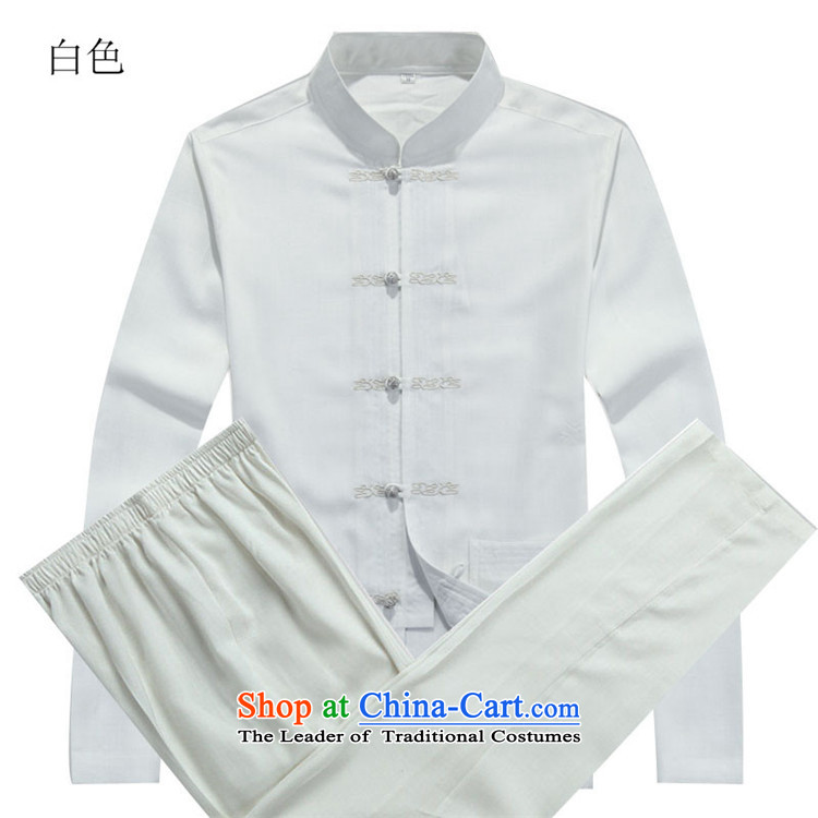 Beijing OSCE Tang Dynasty Package long-sleeved Han-men in both the father white T-shirt with older L picture, prices, brand platters! The elections are supplied in the national character of distribution, so action, buy now enjoy more preferential! As soon as possible.