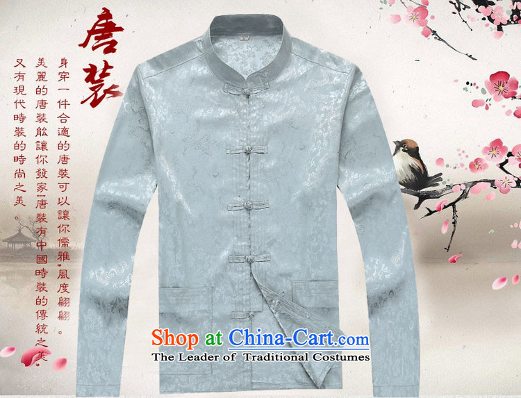 Beijing Europe 2015 Autumn New Men Tang Dynasty Package Han-long-sleeved gray suit L picture, prices, brand platters! The elections are supplied in the national character of distribution, so action, buy now enjoy more preferential! As soon as possible.
