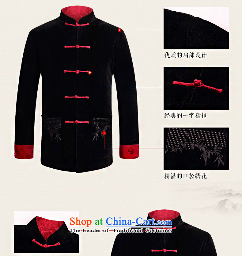 Van Gogh's new gold velour Tang dynasty male jacket double-sided wear long-sleeved jacket Chinese disc for autumn and winter by withholding their father boxed birthday dress red 3XL picture, prices, brand platters! The elections are supplied in the national character of distribution, so action, buy now enjoy more preferential! As soon as possible.