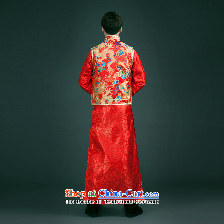 The 2015 autumn and winter clothing with Chinese style wedding dresses-soo of the bridegroom retro services use the dragon summer Wo Men Ancient Chinese tunic upscale red Tang dynasty L picture, prices, brand platters! The elections are supplied in the national character of distribution, so action, buy now enjoy more preferential! As soon as possible.