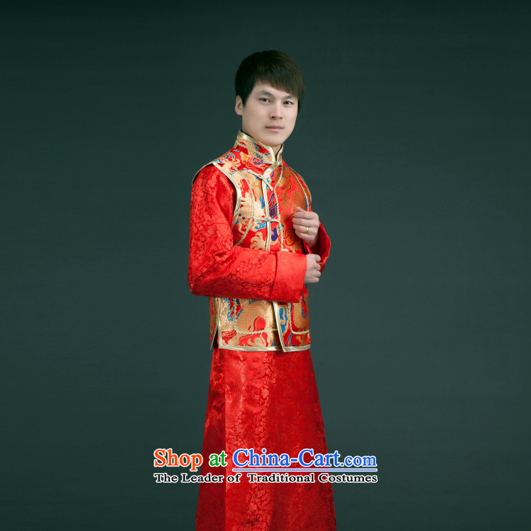 The 2015 autumn and winter clothing with Chinese style wedding dresses-soo of the bridegroom retro services use the dragon summer Wo Men Ancient Chinese tunic upscale red Tang dynasty L picture, prices, brand platters! The elections are supplied in the national character of distribution, so action, buy now enjoy more preferential! As soon as possible.