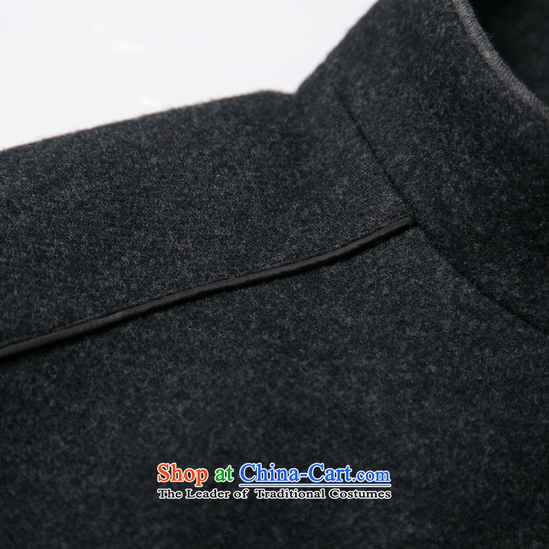 Renowned Chinese services gross coats short men? jacket collar gross? windbreaker Sau San Uk gentleman jacket for autumn and winter coats and 8020 carbon , L, renowned (chiyu) , , , shopping on the Internet