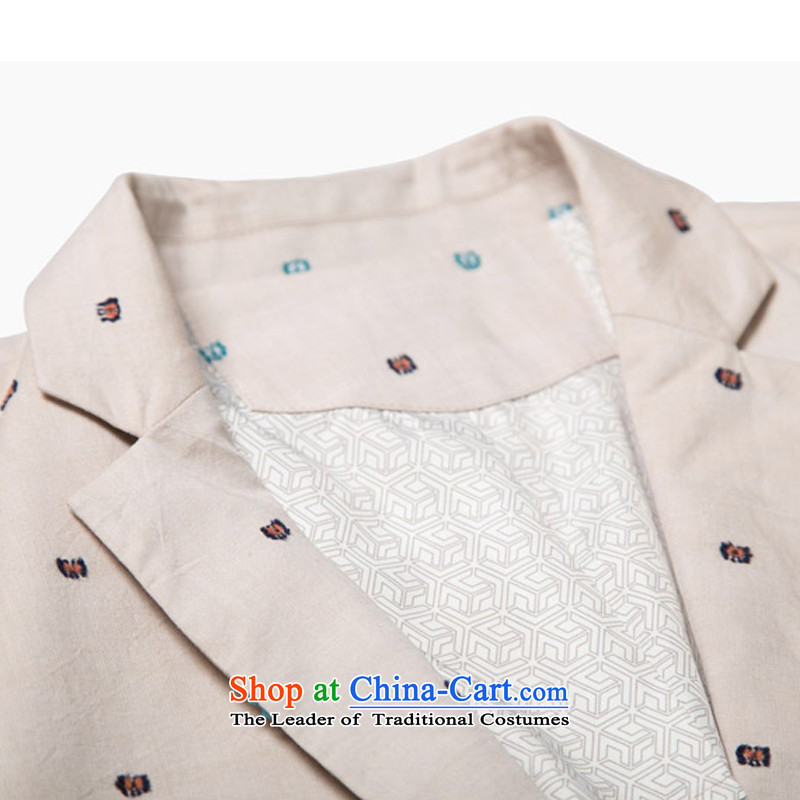 Renowned Chinese service pack men suit during the spring and autumn Sau San youth in a stylish men's jackets suit new products wide neck leisure dot 10 m White XL, renowned (chiyu) , , , shopping on the Internet
