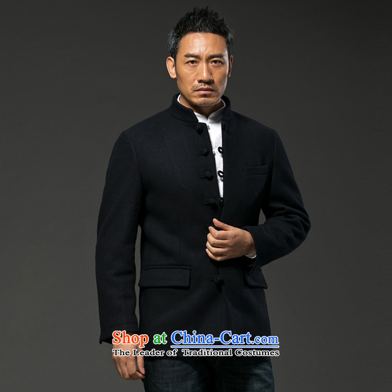Renowned Chinese Services 2015 winter jackets and short, long-sleeved solid thick wool Chinese tunic men for either the business or leisure? jacket thickness of male and black , L, renowned (chiyu) , , , shopping on the Internet