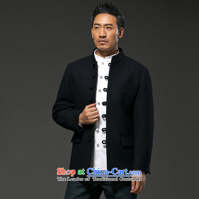 Renowned Chinese Services 2015 winter jackets and short, long-sleeved solid thick wool Chinese tunic men for either the business or leisure? jacket thickness of male and black , L, renowned (chiyu) , , , shopping on the Internet
