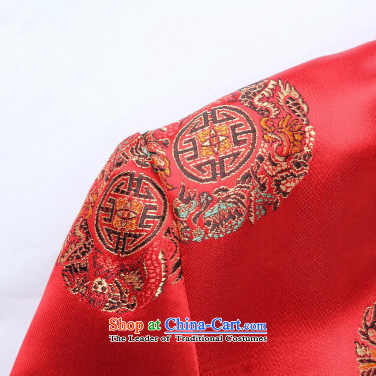 The elderly in the Arthur Min Tang dynasty China wind collar dress too Shou Yi wedding services will lower red M picture, prices, brand platters! The elections are supplied in the national character of distribution, so action, buy now enjoy more preferential! As soon as possible.