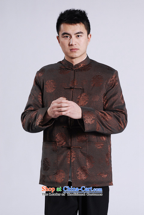 Min Joseph Men's Jackets thick cotton plus add-Tang Tang replacing men long-sleeved sweater Chinese Dragon Tang blouses wine red L picture, prices, brand platters! The elections are supplied in the national character of distribution, so action, buy now enjoy more preferential! As soon as possible.
