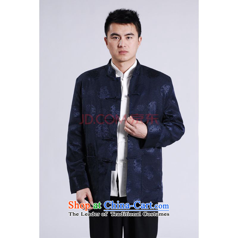 Min Joseph Men's Jackets thick cotton plus add-Tang Tang replacing men long-sleeved sweater Chinese Dragon Tang blouses wine red , L, Min Joseph shopping on the Internet has been pressed.