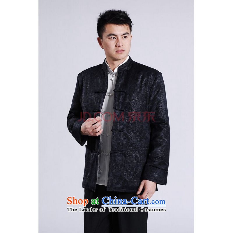 Min Joseph Men's Jackets thick cotton plus add-Tang Tang replacing men long-sleeved sweater Chinese Dragon Tang blouses XXL, red cotton Joseph shopping on the Internet has been pressed.
