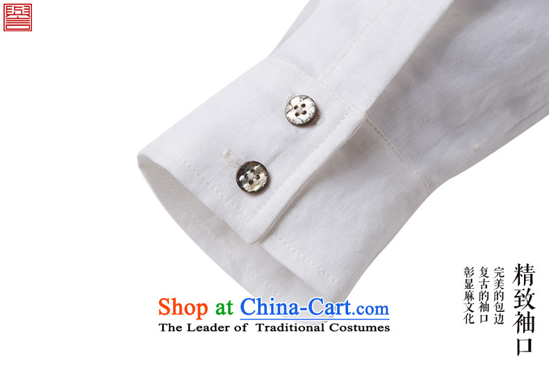 Renowned Chinese renowned service Tang dynasty China Wind, men fall linen men casual clothes for men national costumes of men's white windbreaker 4XL Photo, prices, brand platters! The elections are supplied in the national character of distribution, so action, buy now enjoy more preferential! As soon as possible.