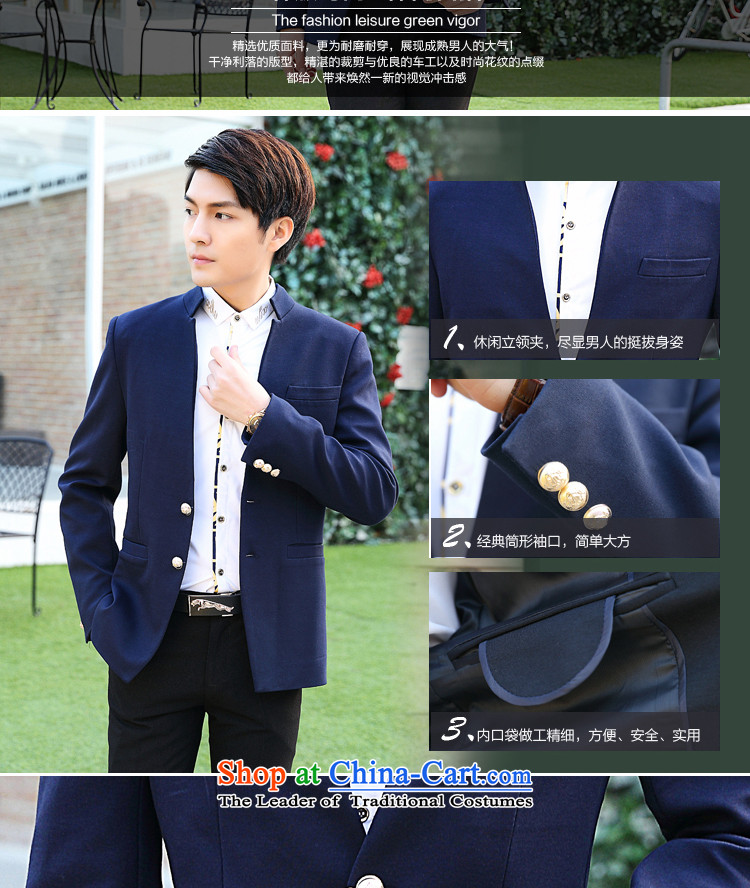 Eslite Men's Mock-Neck suit the new Korean autumn men's Leisure Suit 9951 Black Sau San XXL picture, prices, brand platters! The elections are supplied in the national character of distribution, so action, buy now enjoy more preferential! As soon as possible.