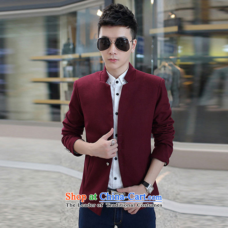 The local authorities by 2015 autumn and winter-wook new Male Male Male jacket jacket Korean Mock-neck? The jacket pure color Chinese tunic Black XL, Yoon (xuyin-wook) , , , shopping on the Internet