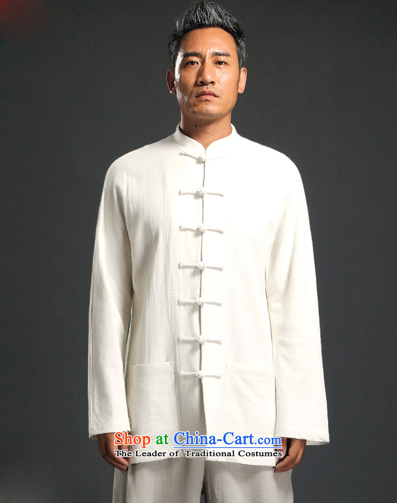 The disc deduction HUNNZ Han-China wind long-sleeved Tang dynasty men casual relaxd cotton linen shirt with white XXL pictures Daddy, prices, brand platters! The elections are supplied in the national character of distribution, so action, buy now enjoy more preferential! As soon as possible.