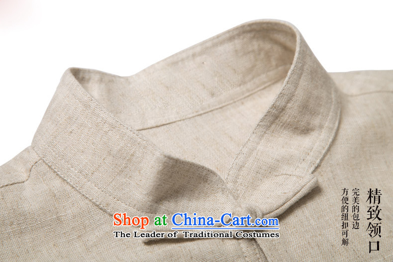 Hunnz China wind cotton linen men tray clip collar Tang dynasty retro men who are ethnic long sleeved shirt gray XXL picture, prices, brand platters! The elections are supplied in the national character of distribution, so action, buy now enjoy more preferential! As soon as possible.
