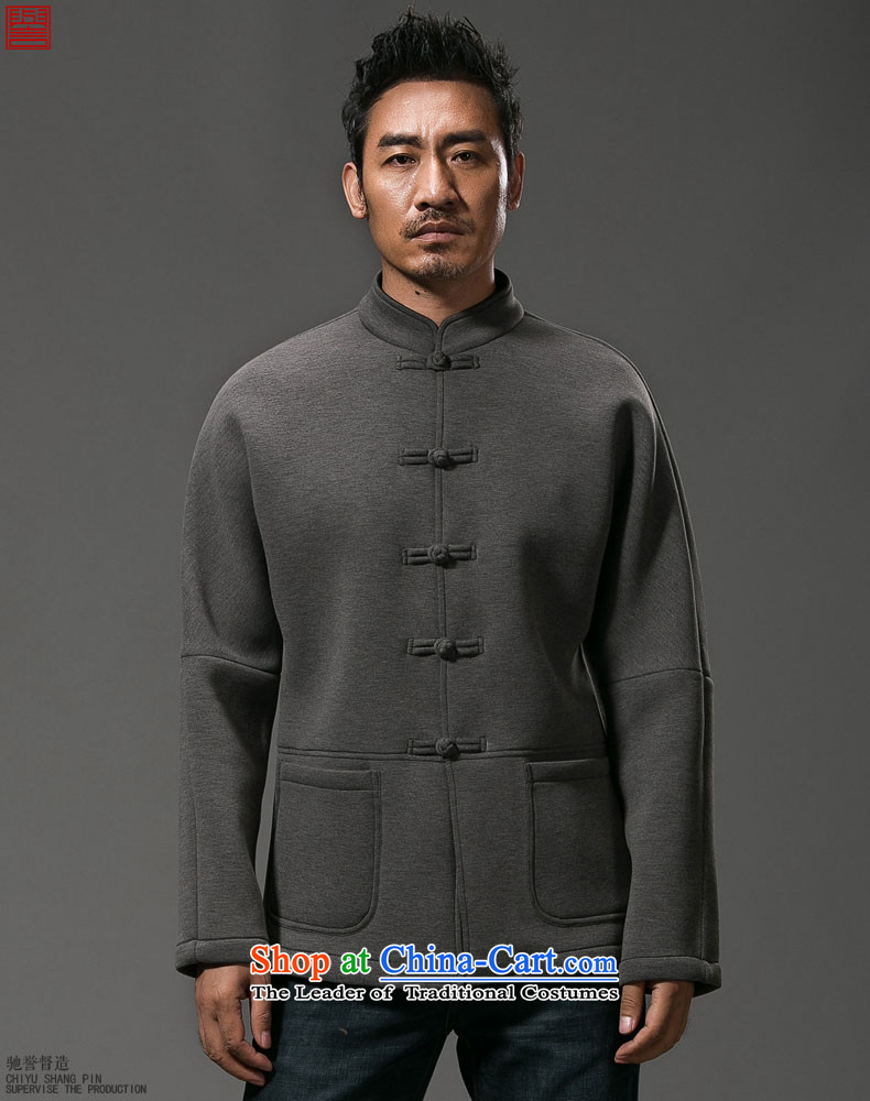 Renowned Chinese Services China wind sweater Men's Jackets Chinese men during the spring and autumn Tang hand-held and sweater cotton gray XL Photo space, prices, brand platters! The elections are supplied in the national character of distribution, so action, buy now enjoy more preferential! As soon as possible.
