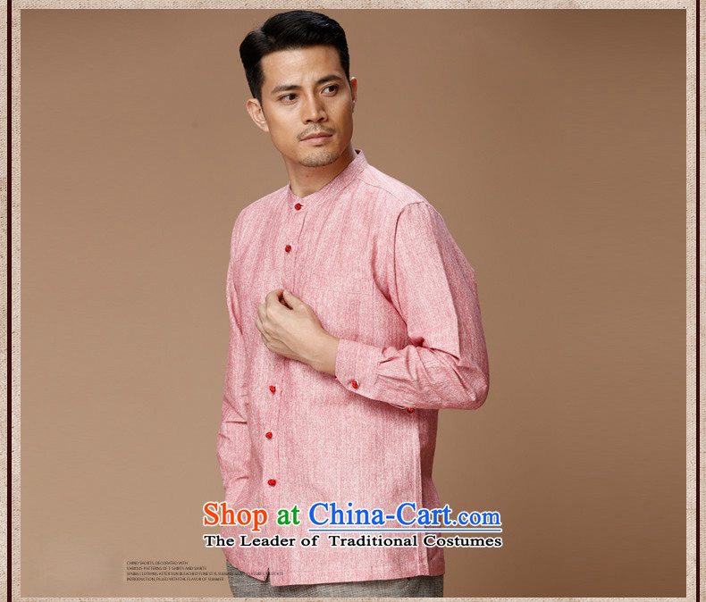 Name of the new Chinese Wind HANNIZI linen men Tang dynasty retro long-sleeved shirt collar men's jackets classic ball-services rose 180 pictures, prices, brand platters! The elections are supplied in the national character of distribution, so action, buy now enjoy more preferential! As soon as possible.
