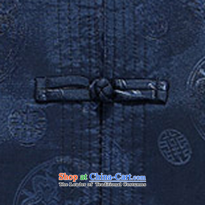 Beijing OSCE men Tang dynasty 2015 autumn and winter new consultations in the jacket older stamp round blue XXXL/190, Tang Yong Jing (JOE OOH) , , , shopping on the Internet