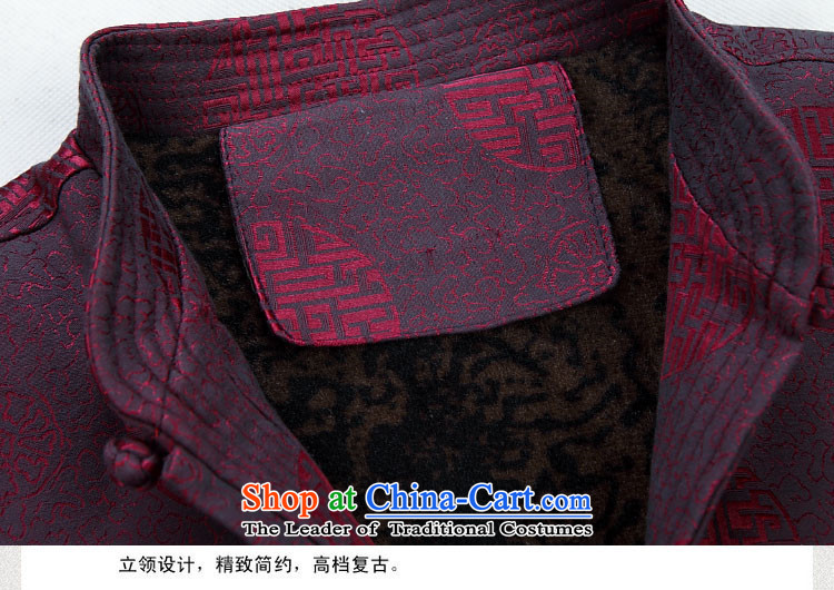 Beijing OSCE Tang Dynasty Package men's dress 2015 autumn and winter new Tang kit jacket in the national costumes of older Chinese Men's Mock-Neck dark blue packaged XXXL/190 picture, prices, brand platters! The elections are supplied in the national character of distribution, so action, buy now enjoy more preferential! As soon as possible.