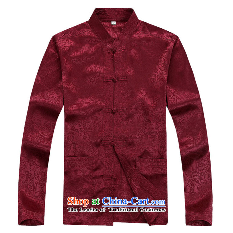 Beijing New Autumn Europe Tang dynasty male Kit Han-long-sleeved China wind manually. Older Chinese Disc men beige kit XXL picture, prices, brand platters! The elections are supplied in the national character of distribution, so action, buy now enjoy more preferential! As soon as possible.