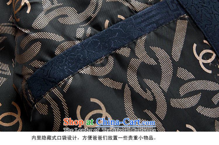 Beijing OSCE autumn and winter New China wind men Tang dynasty men kit long-sleeved jacket coat of Chinese men and dark blue shirt M picture, prices, brand platters! The elections are supplied in the national character of distribution, so action, buy now enjoy more preferential! As soon as possible.