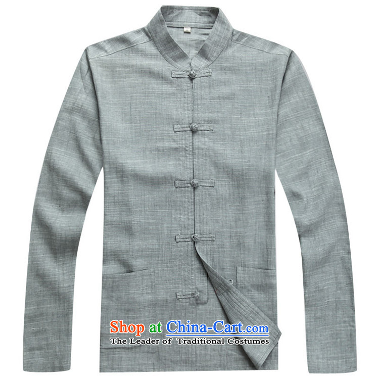 Beijing OSCE Tang Dynasty Package long-sleeved Han-men in older load dad grandpa replacing Blueish gray T-shirt S/165 picture, prices, brand platters! The elections are supplied in the national character of distribution, so action, buy now enjoy more preferential! As soon as possible.