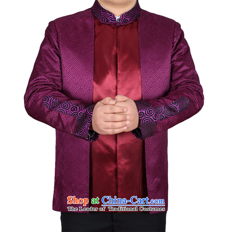 Beijing New OSCE Fu Lu Shou Men long-sleeved jacket purple XL/180 Tang Picture, prices, brand platters! The elections are supplied in the national character of distribution, so action, buy now enjoy more preferential! As soon as possible.