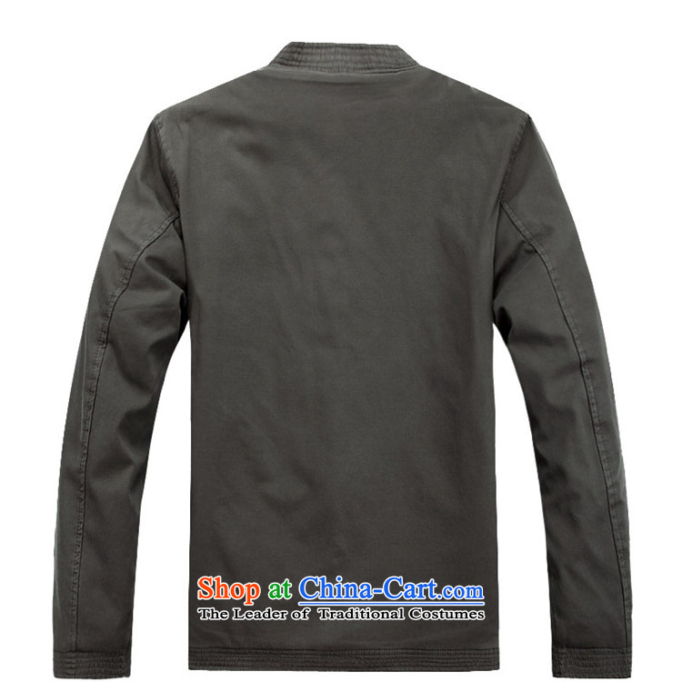 Beijing New Autumn Europe men Tang jackets long-sleeved shirt collar China Wind Light Gray M/170 picture, prices, brand platters! The elections are supplied in the national character of distribution, so action, buy now enjoy more preferential! As soon as possible.