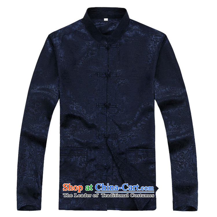 Beijing New Autumn Europe Tang dynasty Long-sleeve Kit Man Tang dynasty blue packaged XL Photo, prices, brand platters! The elections are supplied in the national character of distribution, so action, buy now enjoy more preferential! As soon as possible.