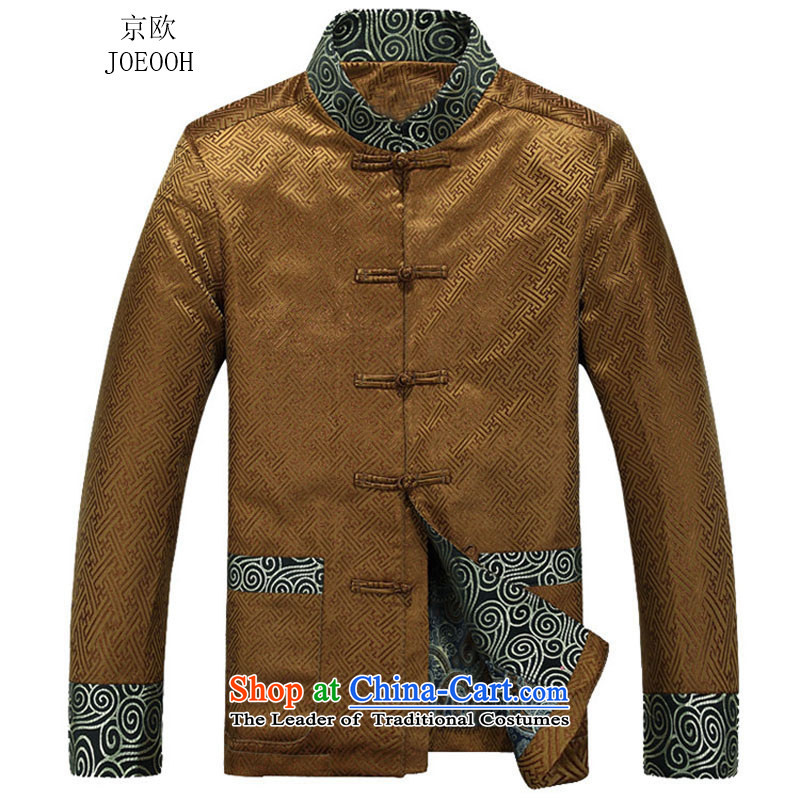 Beijing, in the autumn of the OSCE new elderly men long-sleeved jacket gold XXL/185, TANG JING (JOE OOH) , , , shopping on the Internet