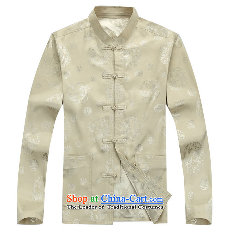 The elderly in the OSCE kyung man long-sleeved Tang dynasty China wind older leisure wears martial shirt jogs Han-beige kit M picture, prices, brand platters! The elections are supplied in the national character of distribution, so action, buy now enjoy more preferential! As soon as possible.
